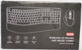 Wireless Keyboard & Mouse – Black | Ergonomic, Plug & Play
